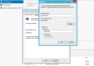 Windows 2012 - Join to an existing domain