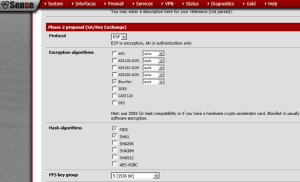 pfSense - IpSec