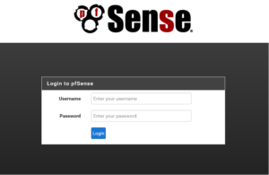 pfSense-Login